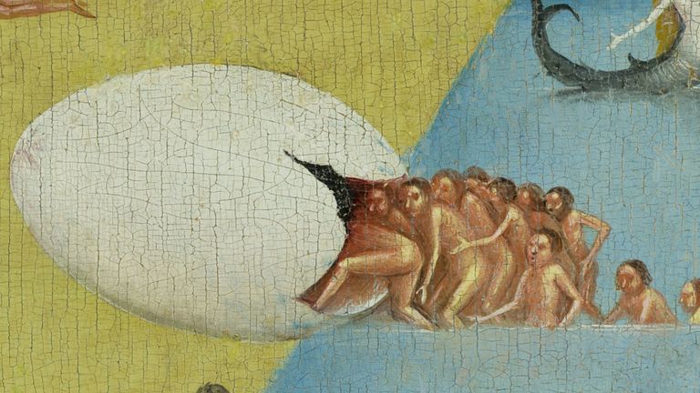 Иероним Босх. Деталь триптиха «Сад радостей земных» (1490-1500).