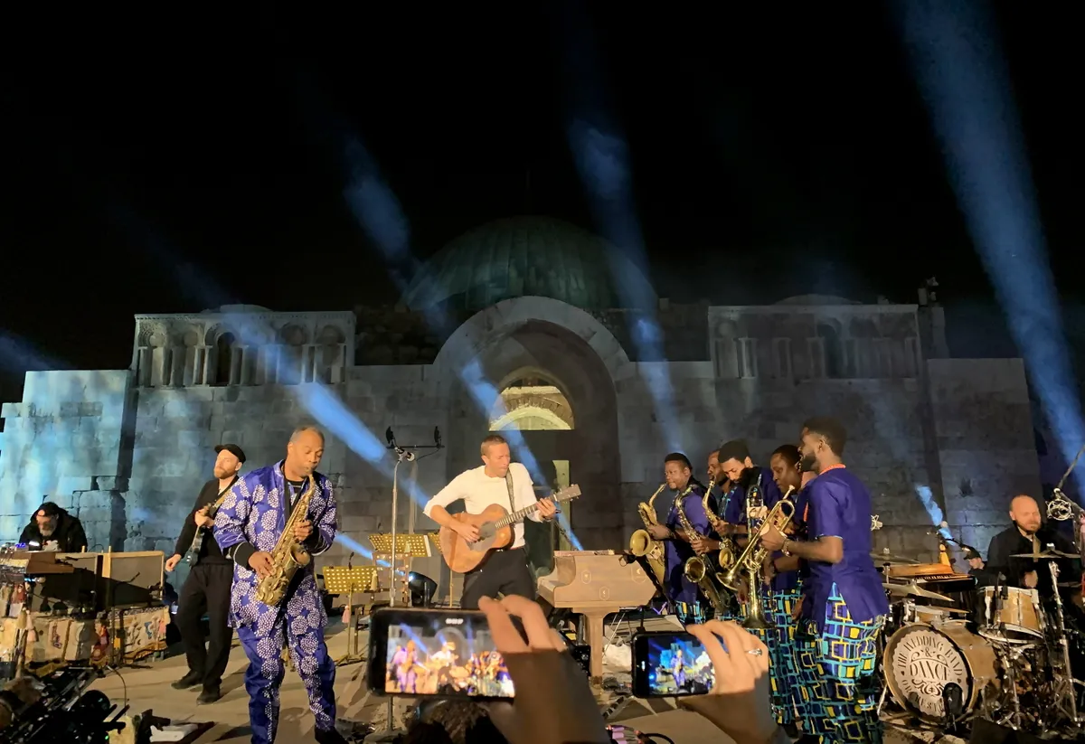 Coldplay Jordānijā