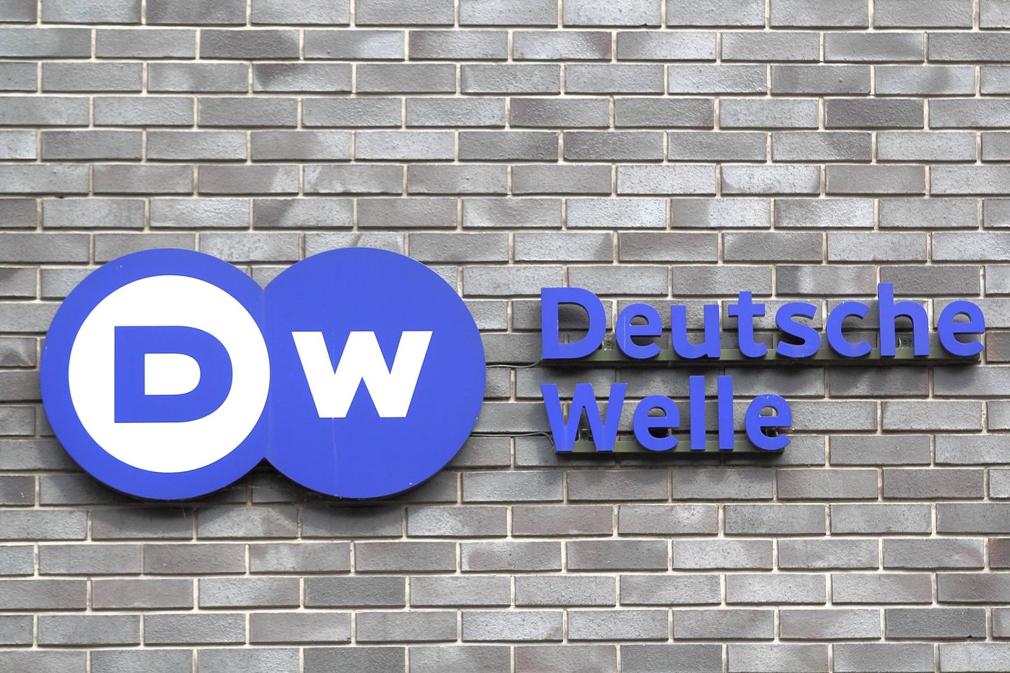 Deutsche Welle logo Berliinis.