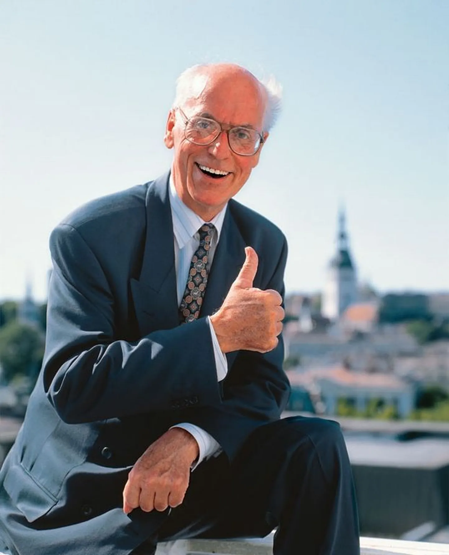 Taasiseseisvunud Eesti esimene president Lennart Meri.
