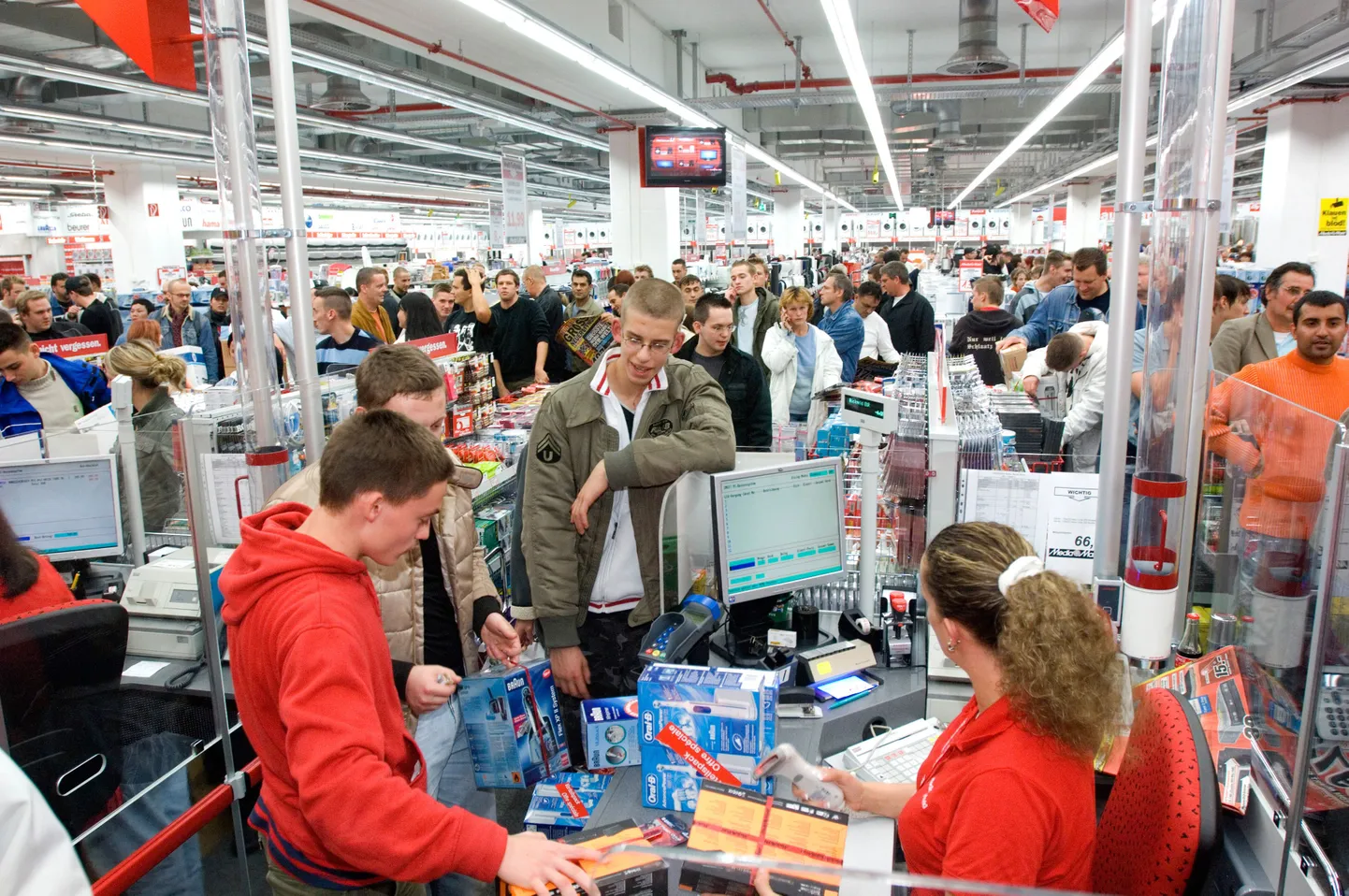 Euroopas on palju tööpakkumisi poemüüjatele.