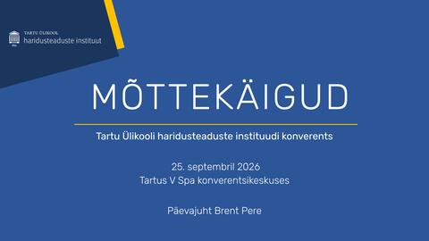 OTSEÜLEKANNE ⟩ Tartu Ülikool paneb üheks päevaks kogu Eesti hariduse ühe laua taha