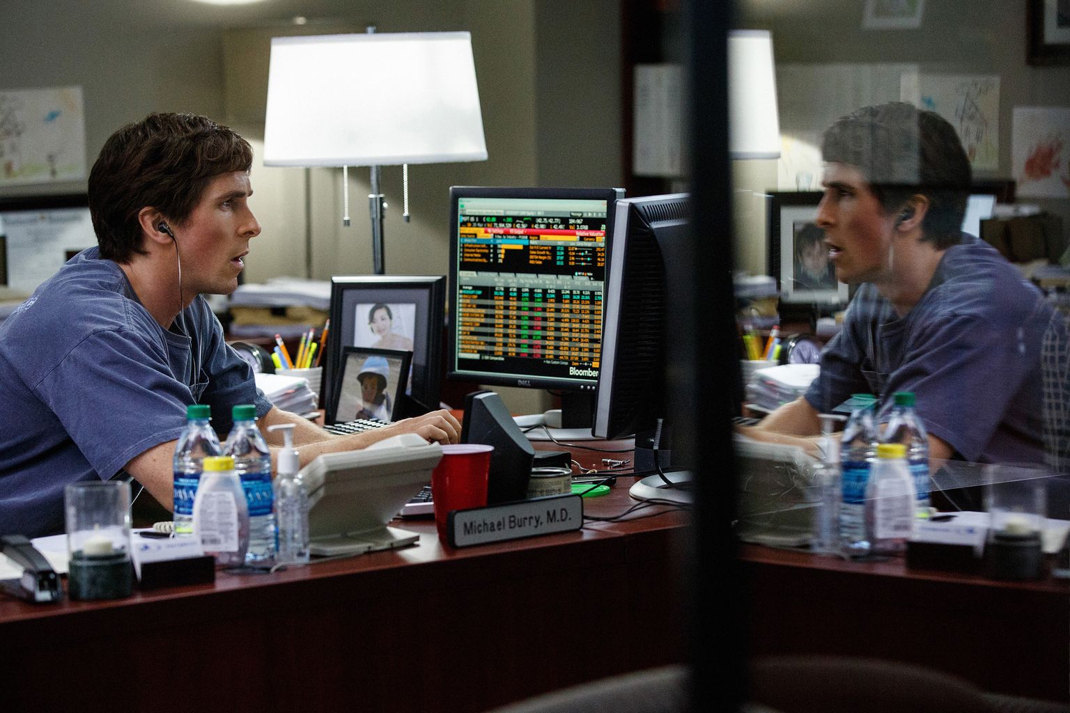 Christian Bale kujutamas Michael Burryt filmis "Suur vale".