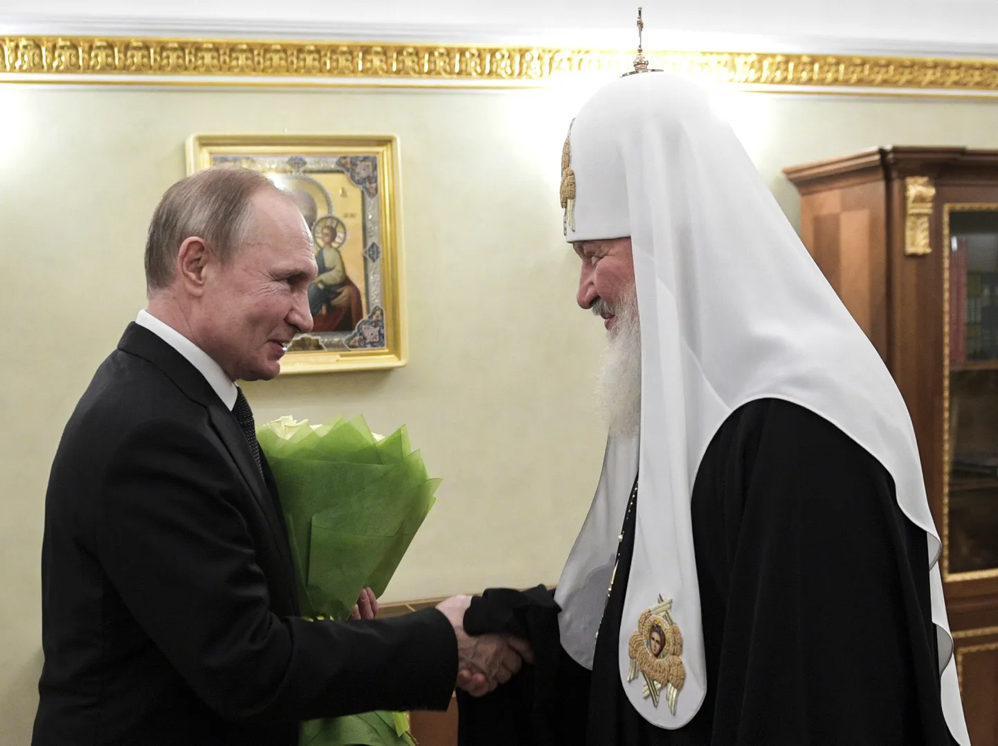 Владимир Путин и Патриарх Кирилл