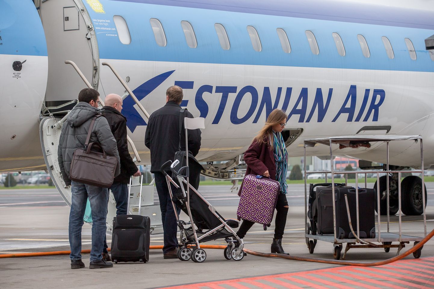 Pardaleminek ühele Estonian Airi viimastest lendudest 6. novembril 2015. aastal.