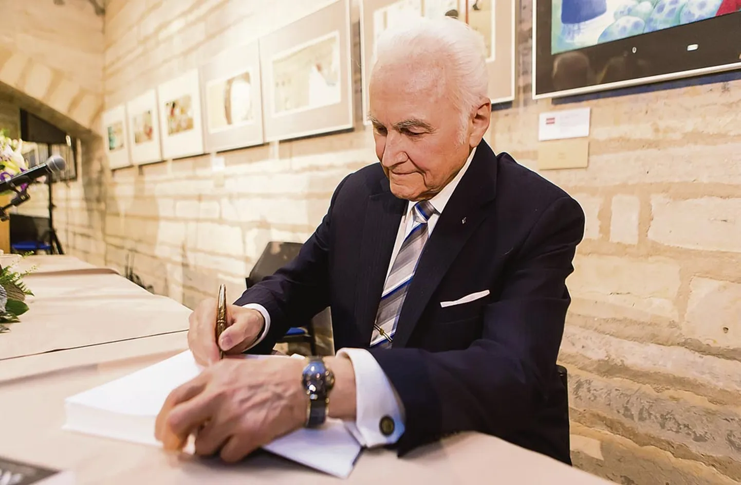 President Arnold Rüütel.