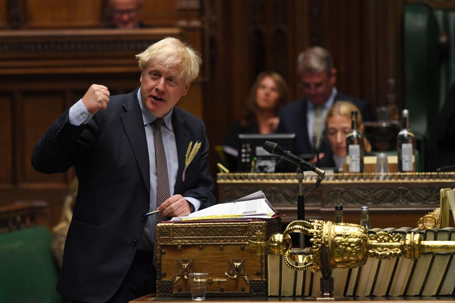 Briti peaminister Boris Johnson vastab parlamendi alamkoja liikmete küsimustele.