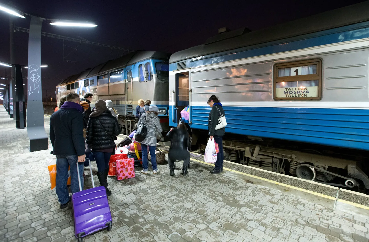 Pildil Moskvasse sõitnud Go Raili rong Balti jaamas. Samasuguse veeremiga on firma valmis teenindama ka Tartu-Tallinna rongiliini.
