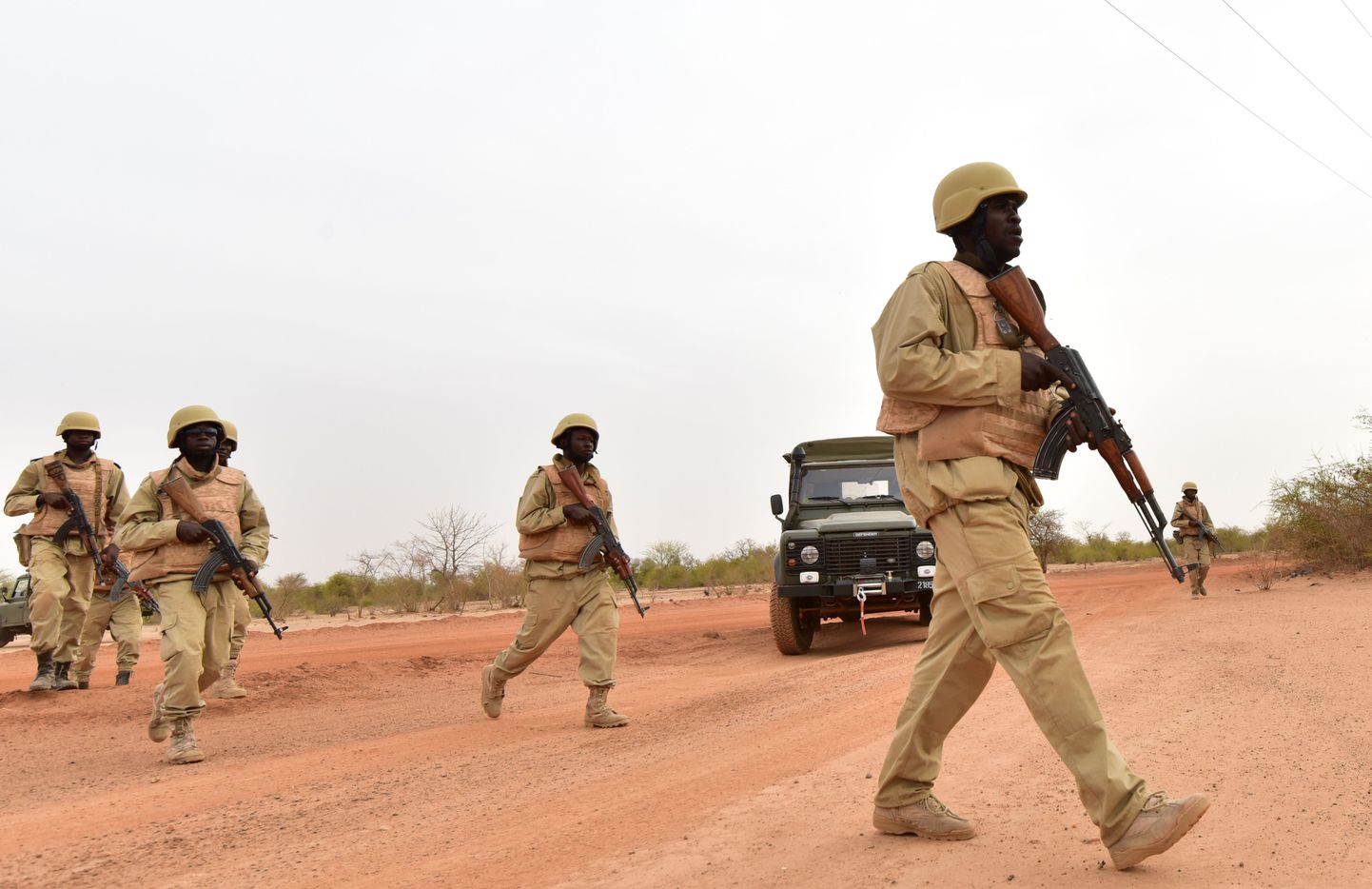 Burkina Faso sõjaväelased.