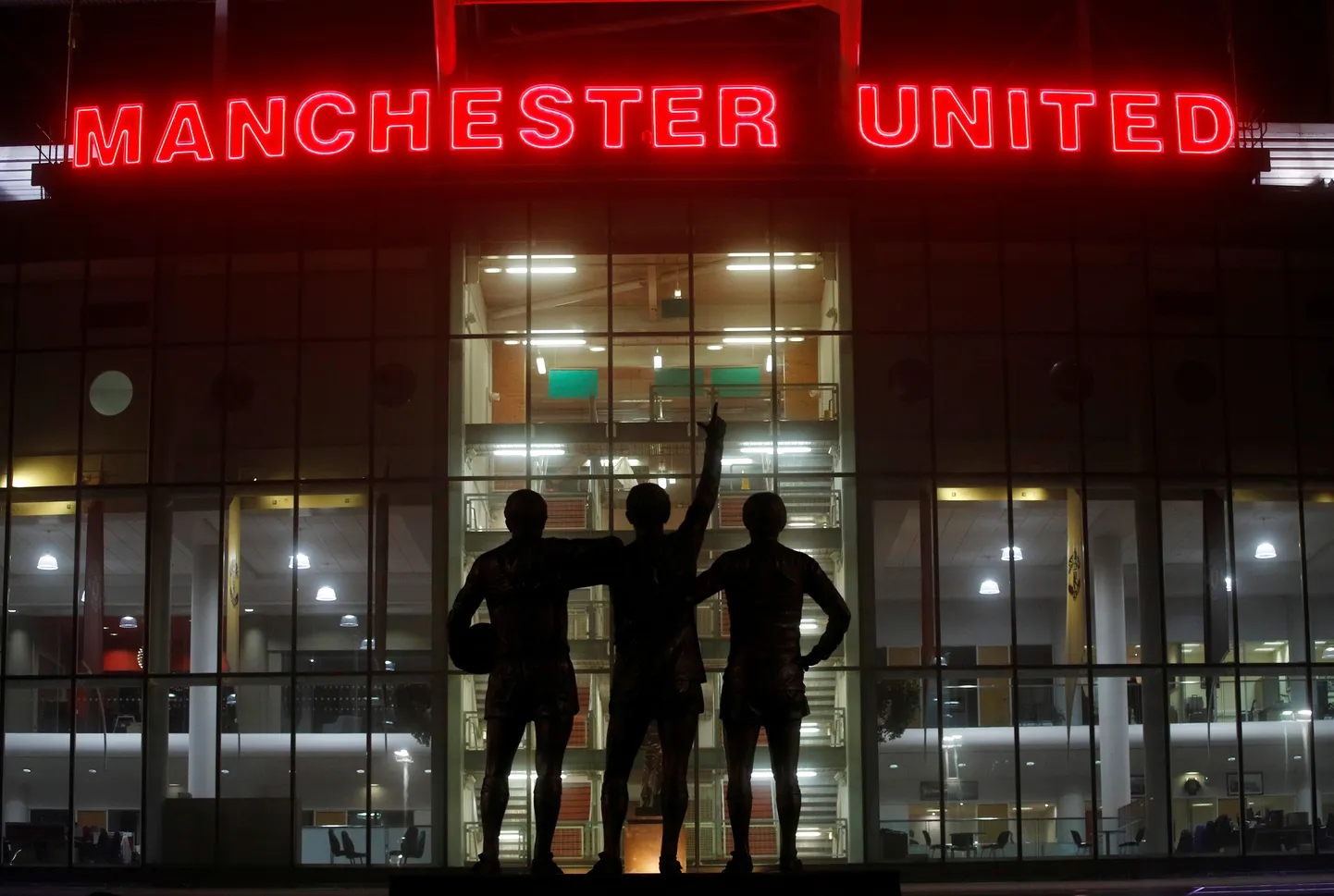 Manchester United kodustaadion Old Trafford.