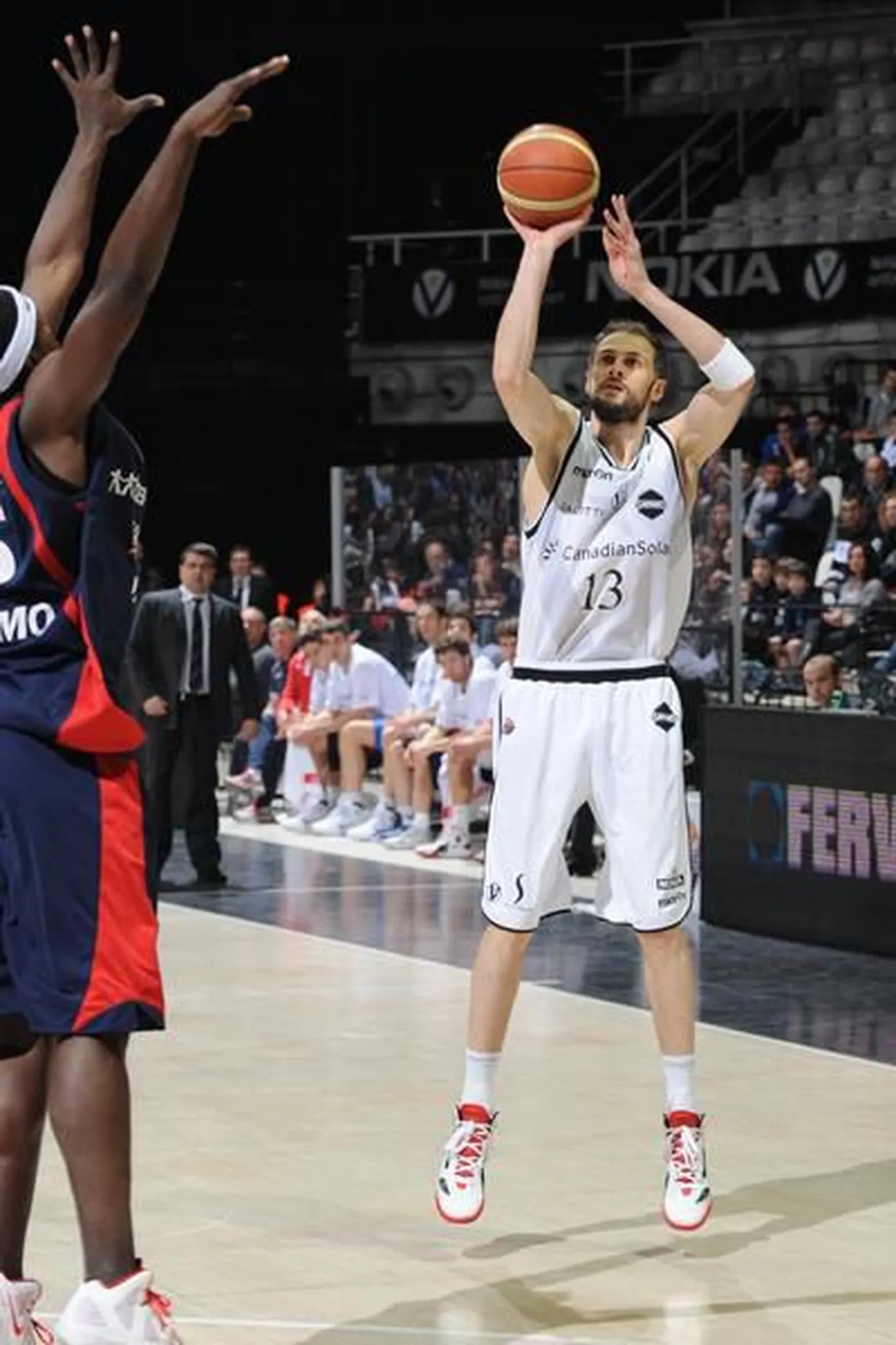 Viktor Sanikidze mängus Banca Terca Teramo meeskonna vastu.