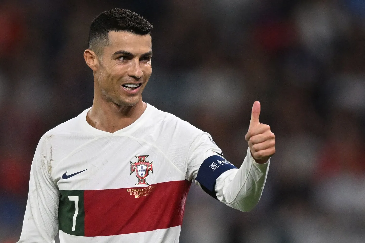 Portugali jalgpallitäht Cristiano Ronaldo.