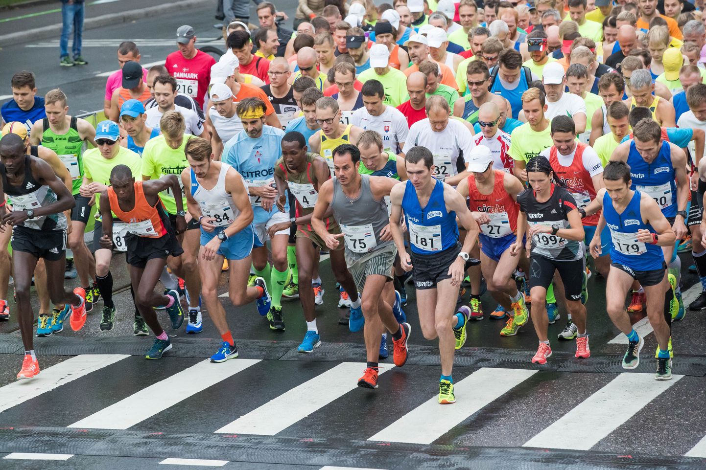 Tallinna maratoni start.