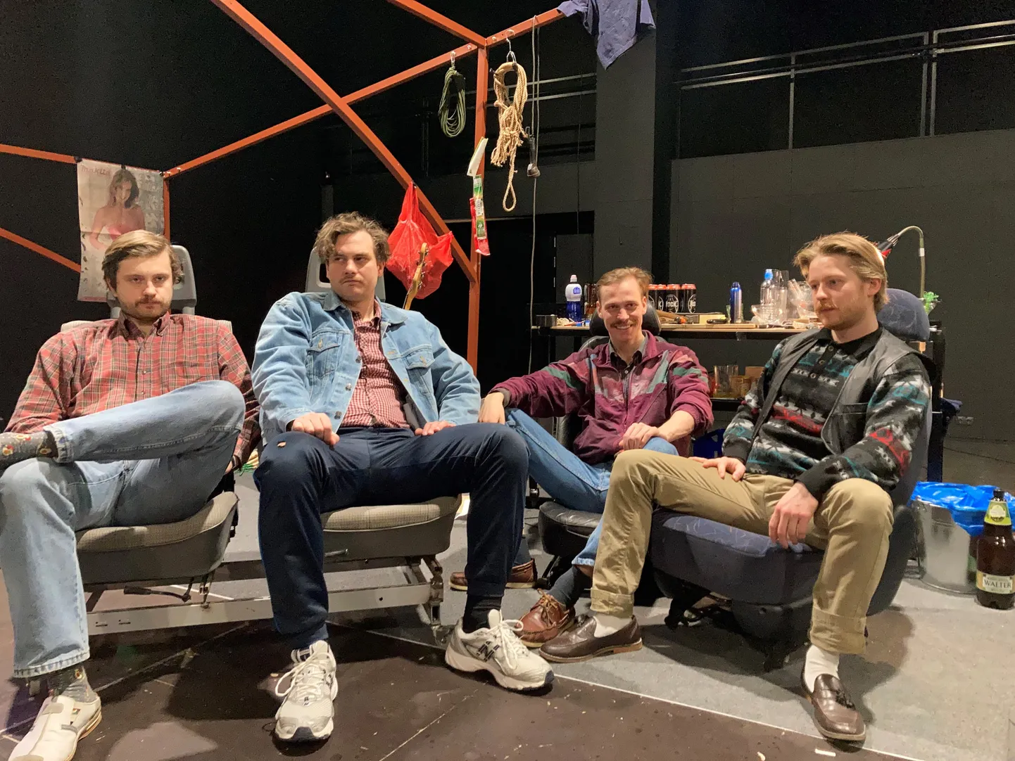 Agris Krapivnickis, Matiss Budovskis, Karl Robert Saaremäe ja Simeoni Sundja.