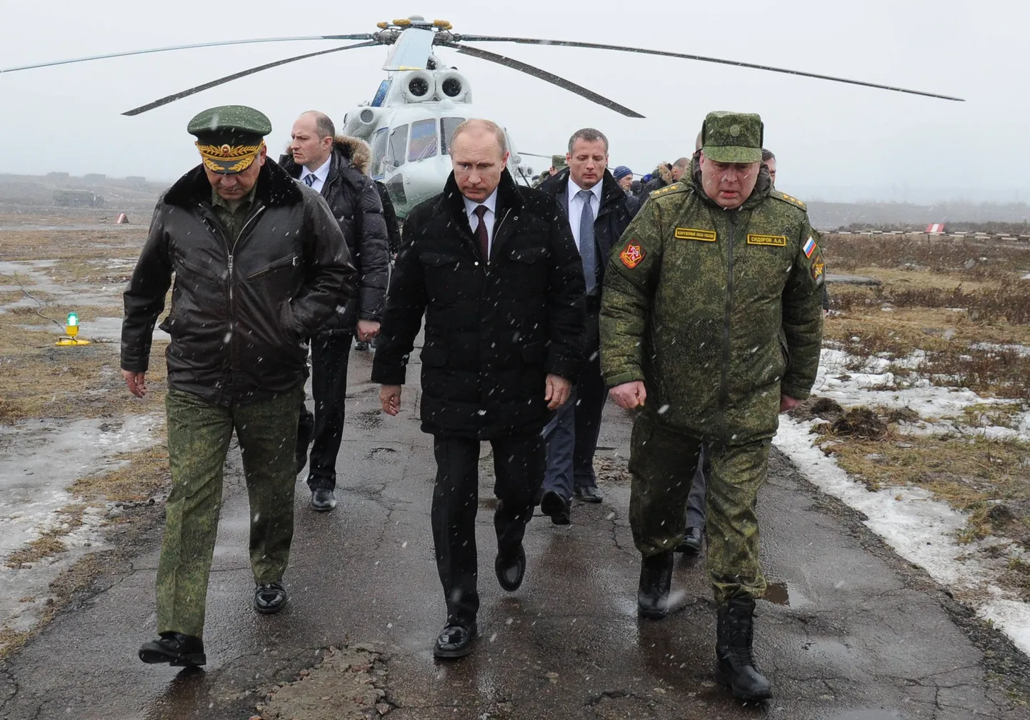Vladimir Putin ja Venemaa sõjaväelased