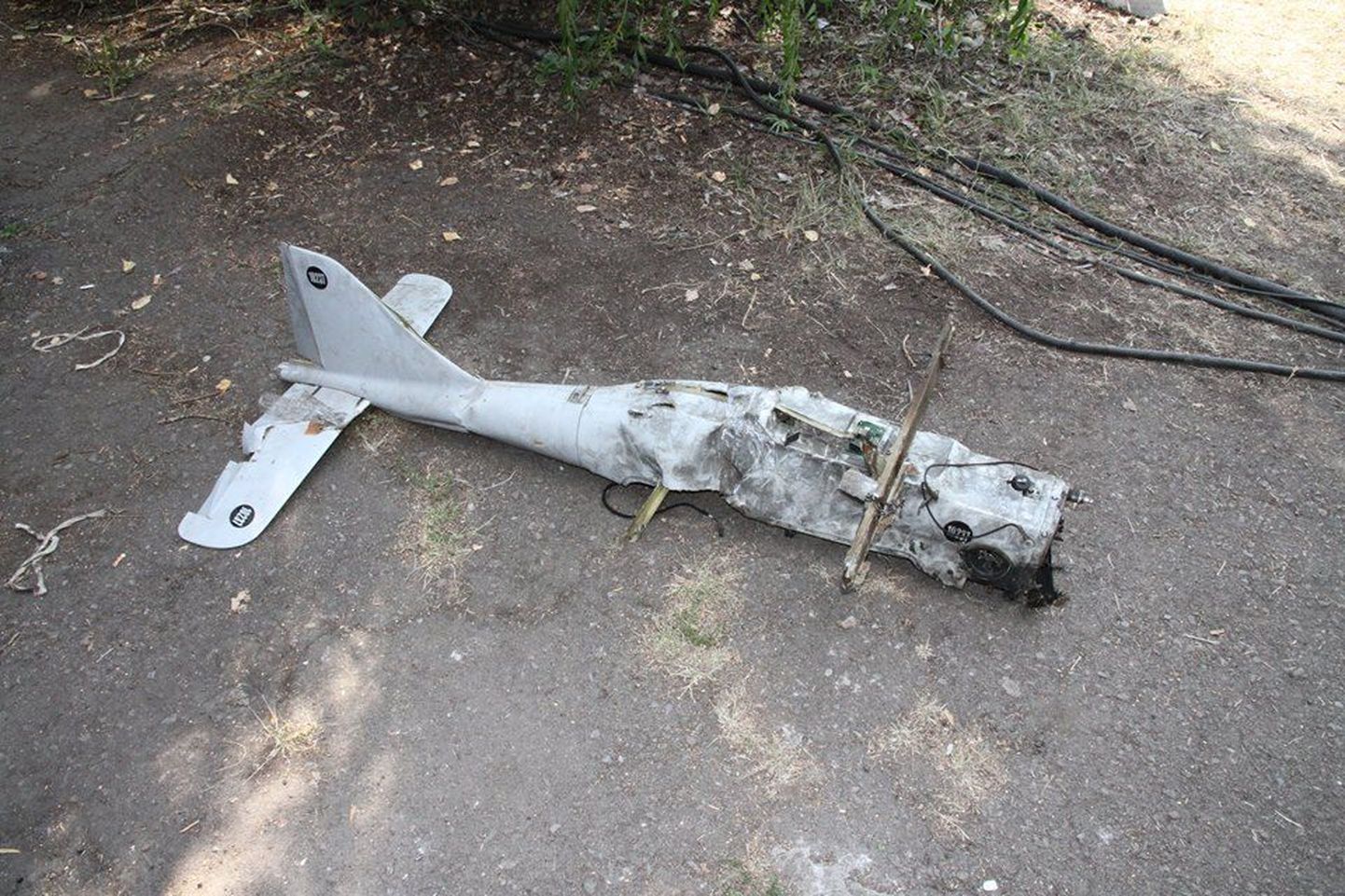 Donetski oblastis Amvrosivka linna lähedal alla tulistatud droon Orlan-10