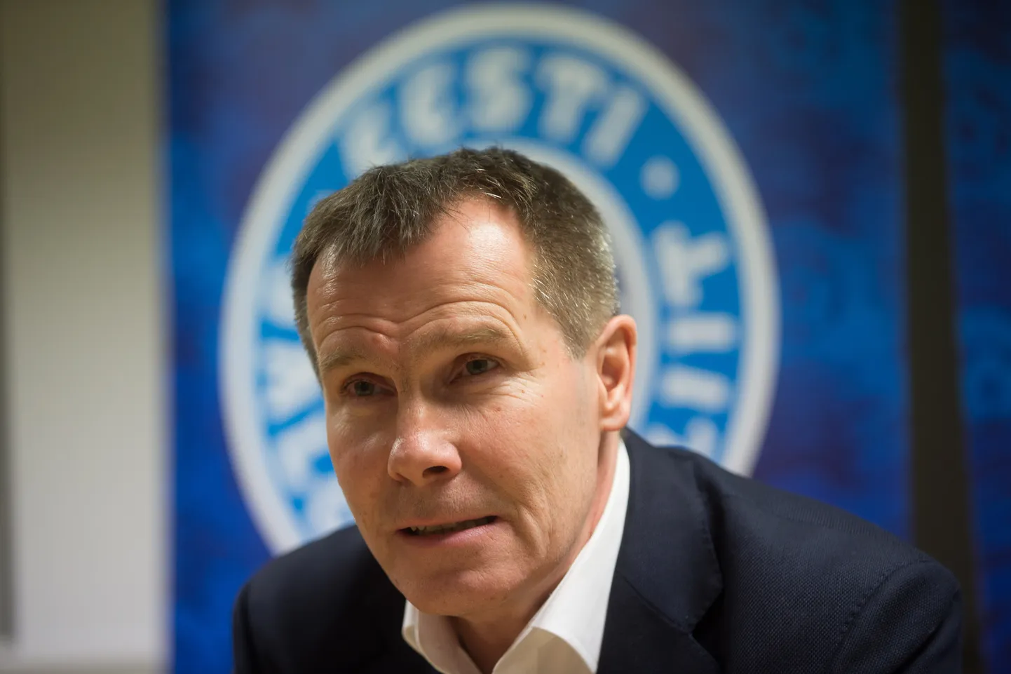 Eesti naiskonna peatreener Jarmo Matikainen.