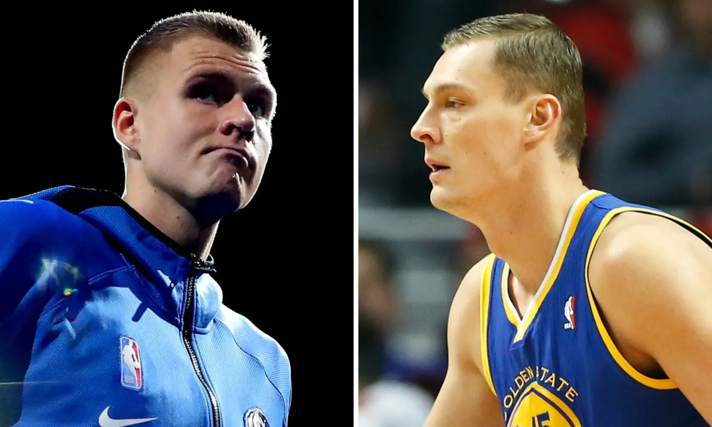 Kristaps Porziņģis un Andris Biedriņš