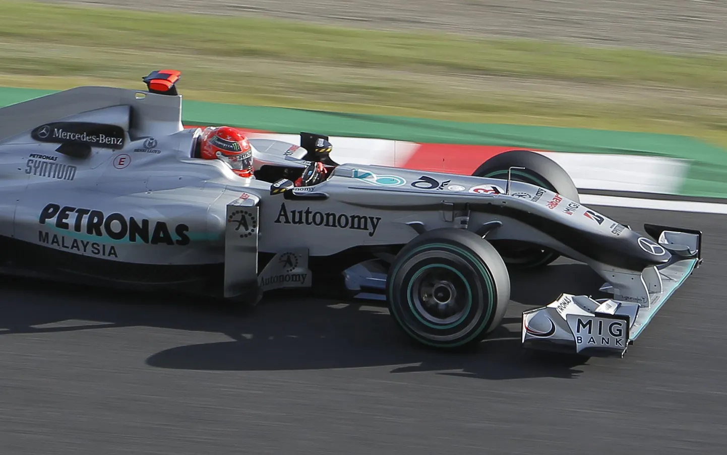 Michael Schumacher 2010. aastal Jaapanis Suzuka ringrajal