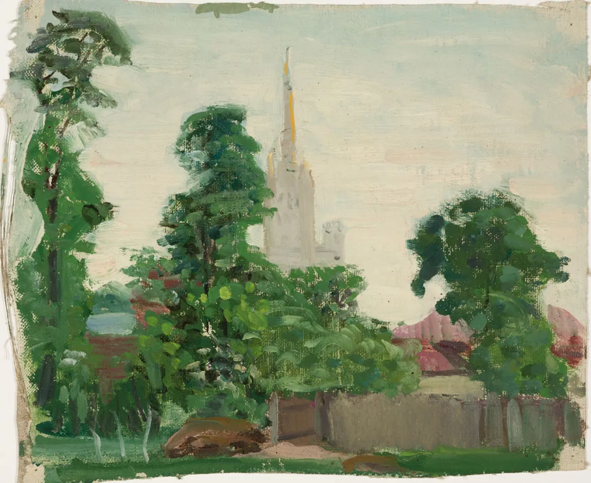 Юло Соостер. Тартуский вид. 1946-1947.