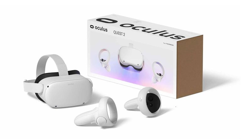 Oculus Quest 2 virtuaalreaalsuskomplekt.