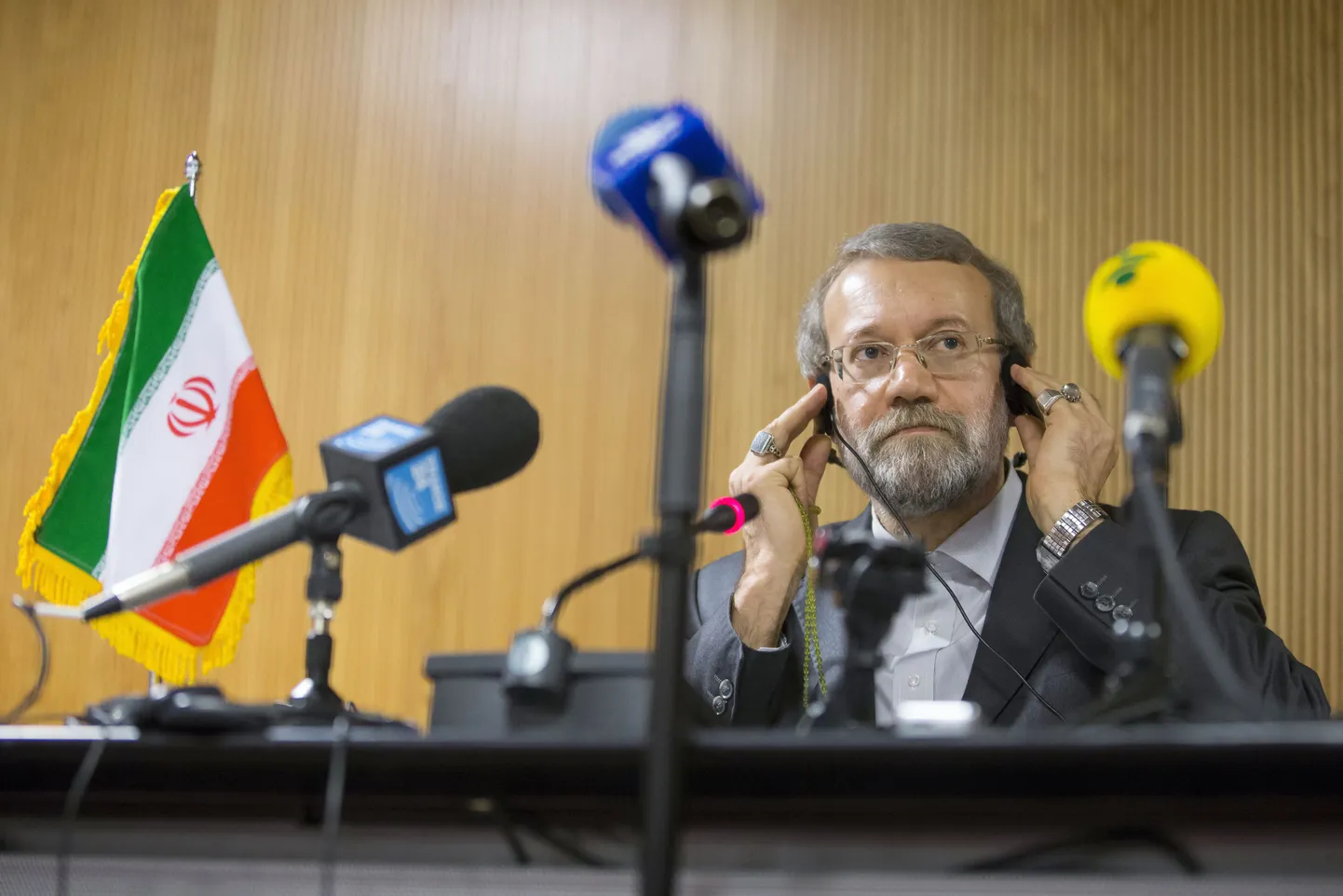 Iraani parlamendi spiiker Ali Larijani.