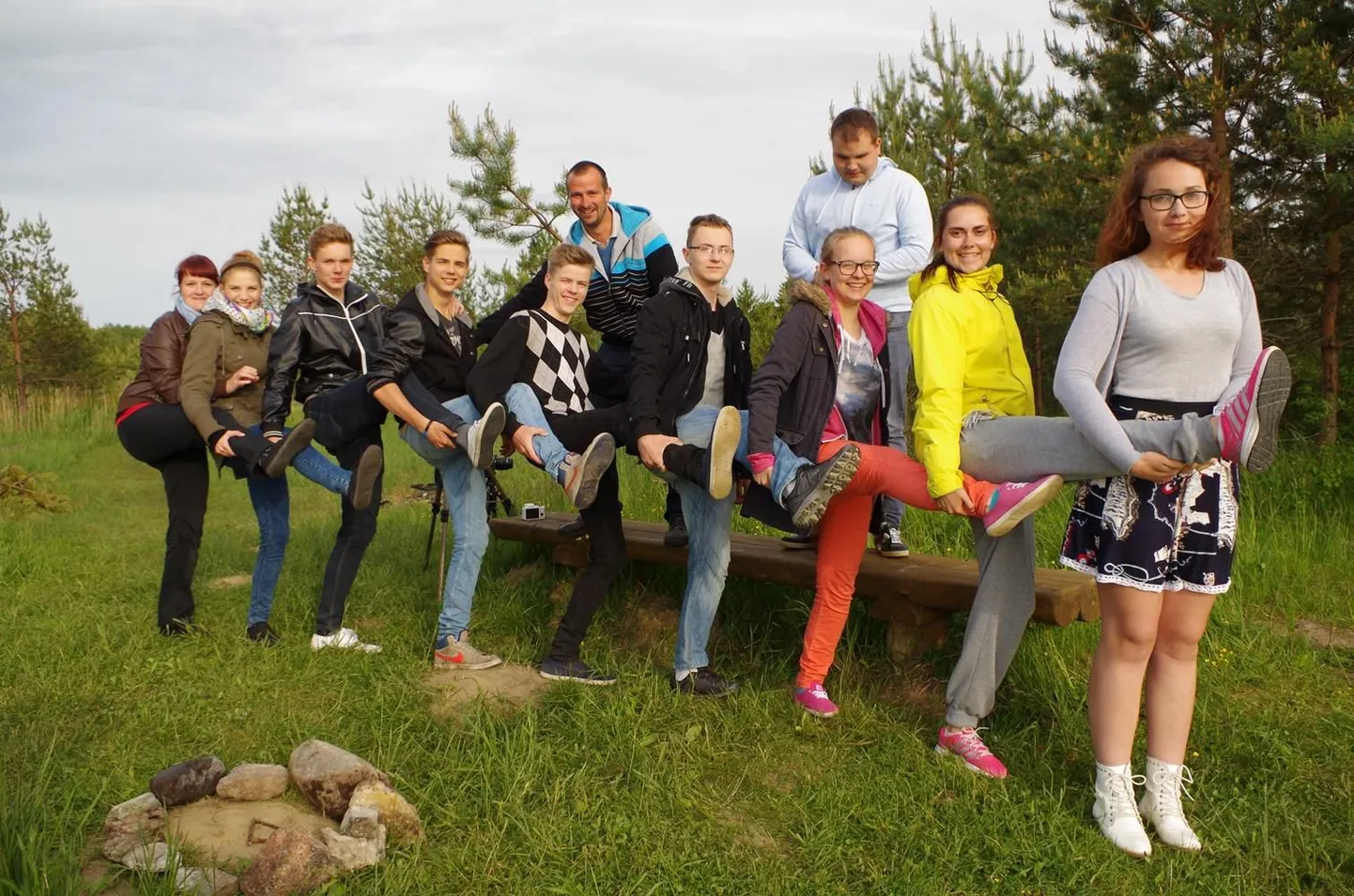 Kolmas võttepäev Roosna-Alliku tehisjärve ääres