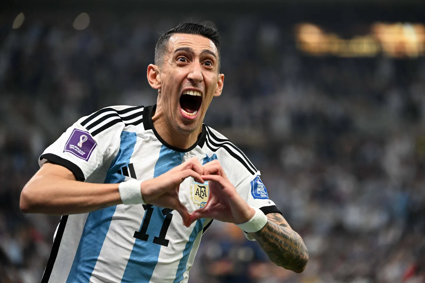 Argentina koondise jokker finaalis oli Angel Di Maria.