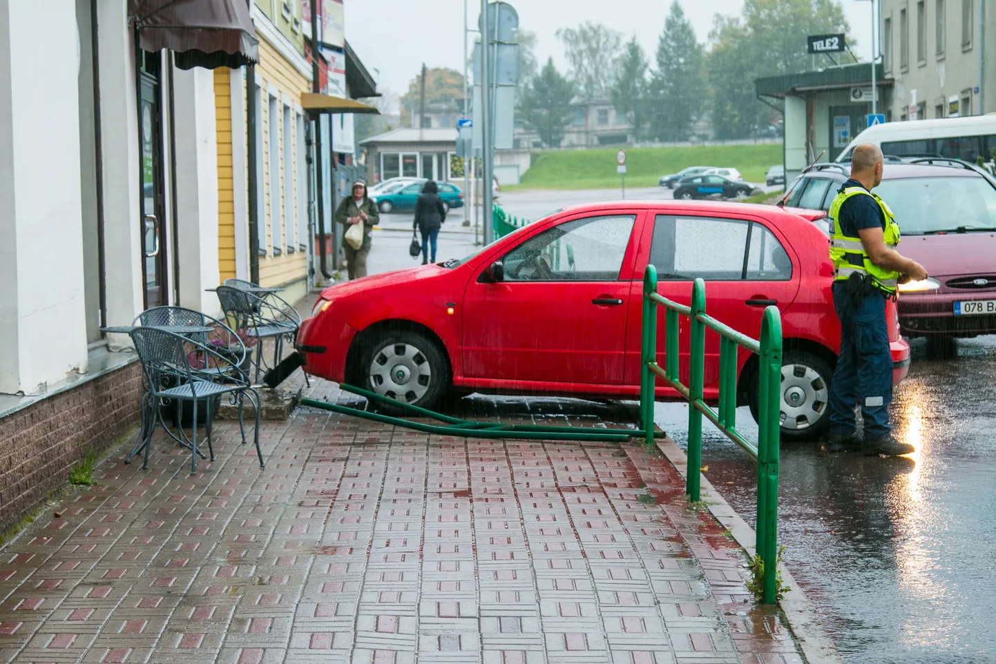 Liiklusõnnetus Valgas Vabaduse tänavas