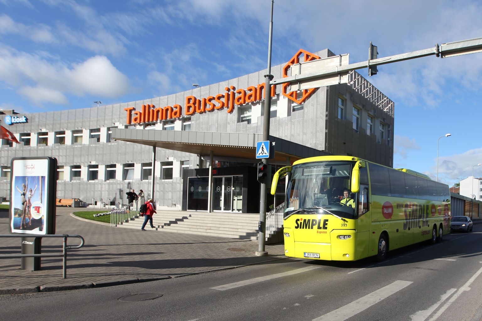 Täna hommikul Tallinnast väljunud Simple Express buss.