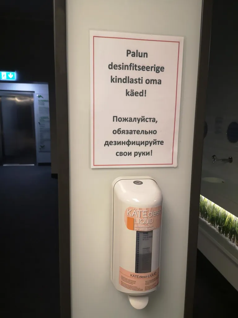 Käte desotamisele on sanatooriumis pööratud suurt rõhku. FOTO:
