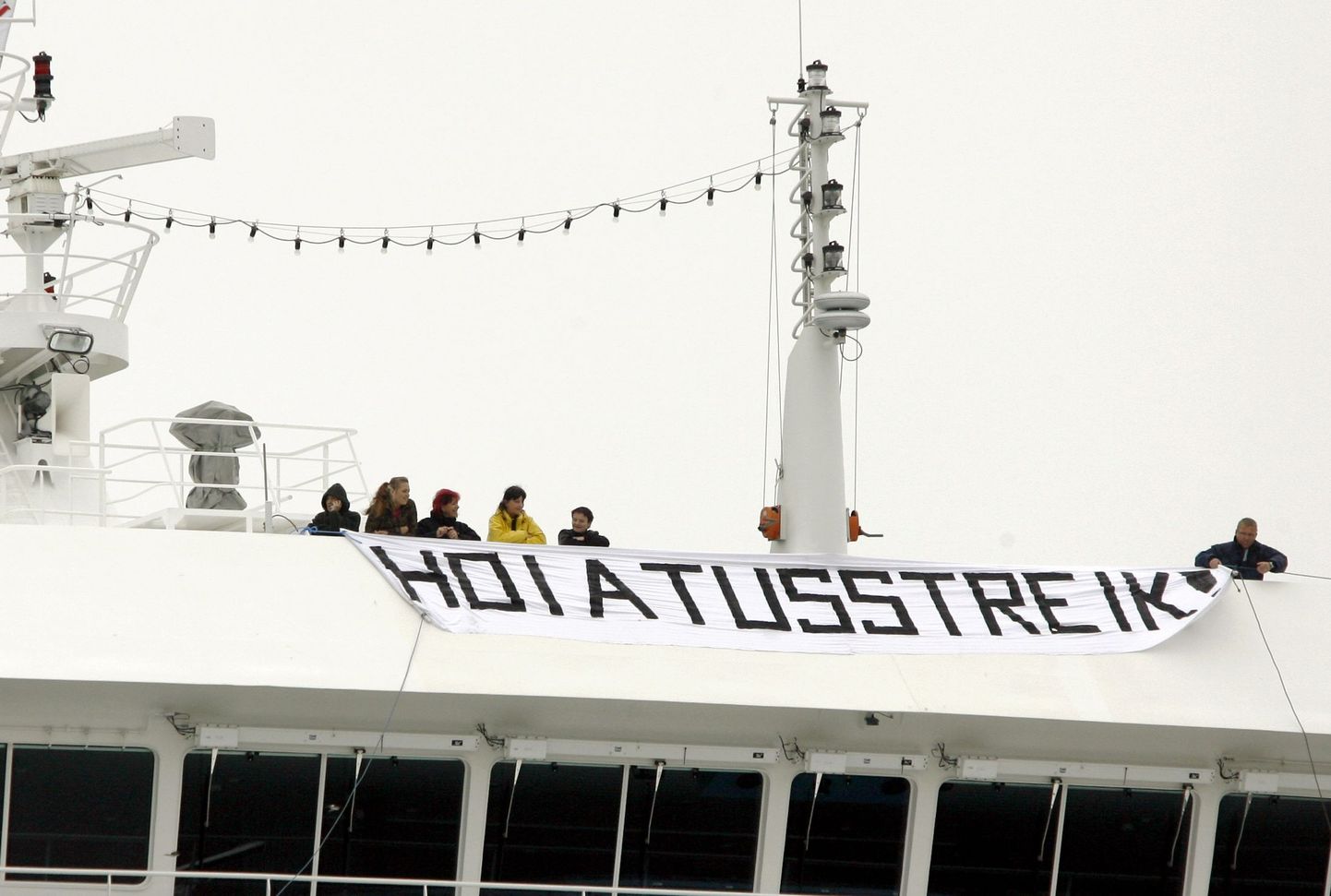 Meremeeste ametiühingu mullune streik lõppes edukalt – Tallink tõstis töötajate palka.