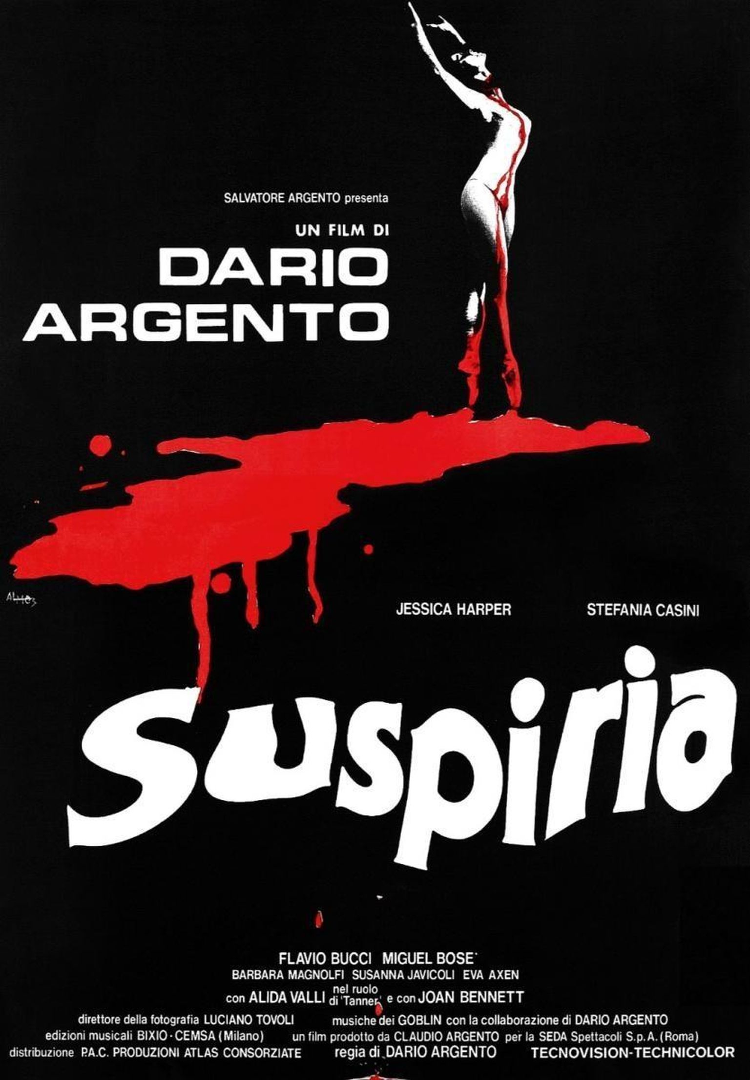 Dario Argento filmi «Suspiria»(1977) plakat