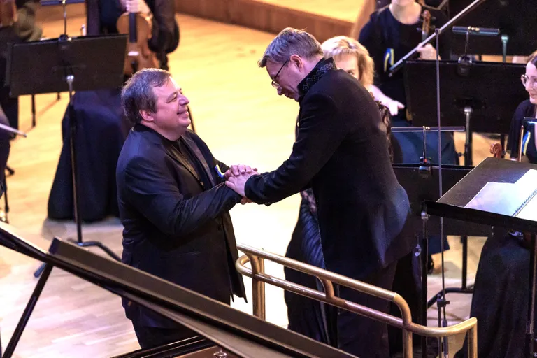 Odessa Classicsi kunstiline juht, pianist Aleksei Botvinov ja ERSO peadirigent Olari Elts