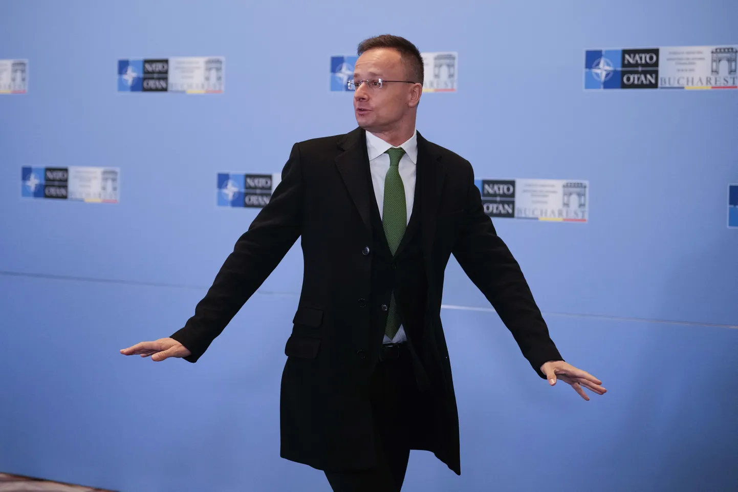 Ungari välisminister Péter Szijjártó.