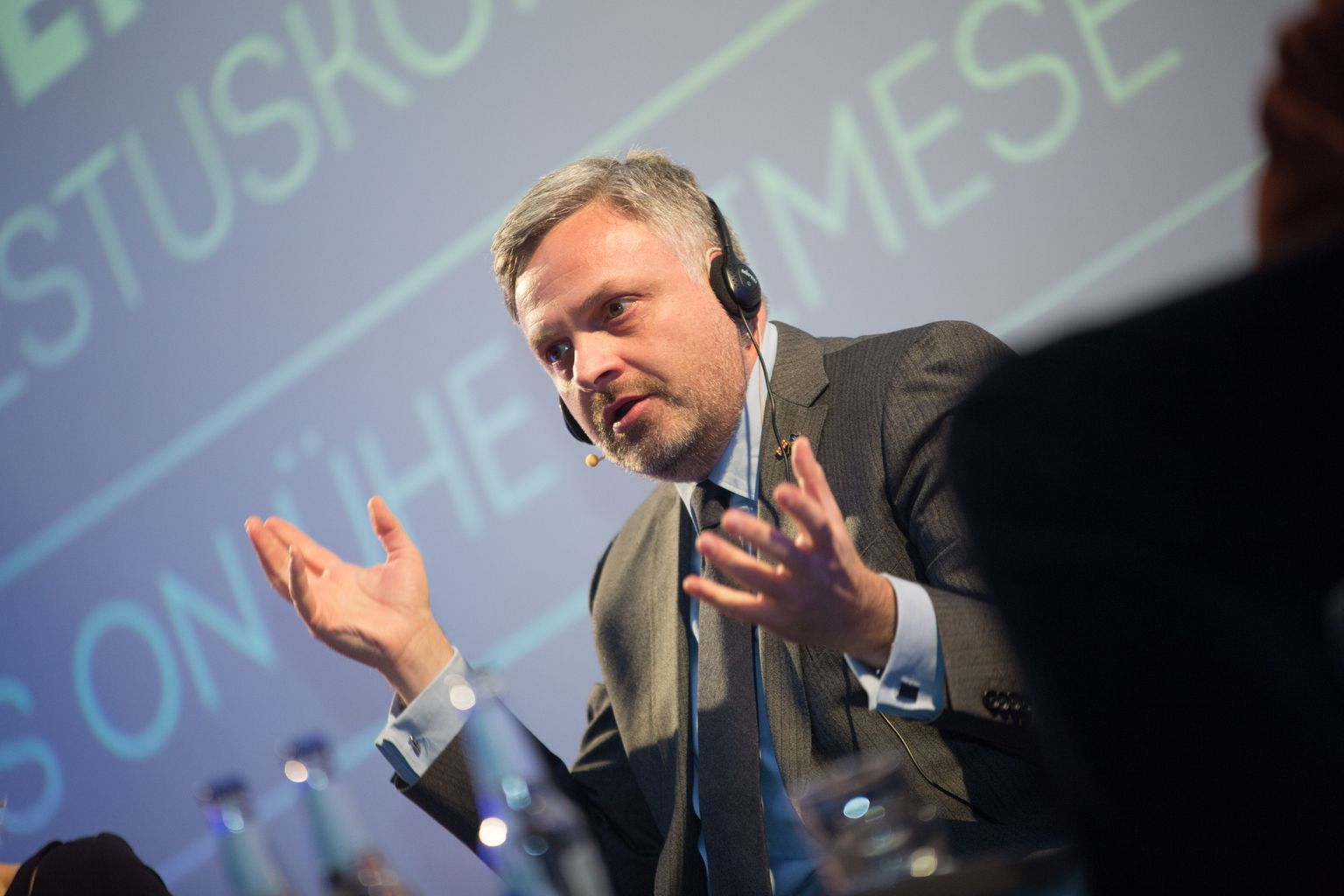Giorgi Baramidze käis Tallinnas esinemas eestirootsi poliitiku Peeter Luksepa mälestuskonverentsil.