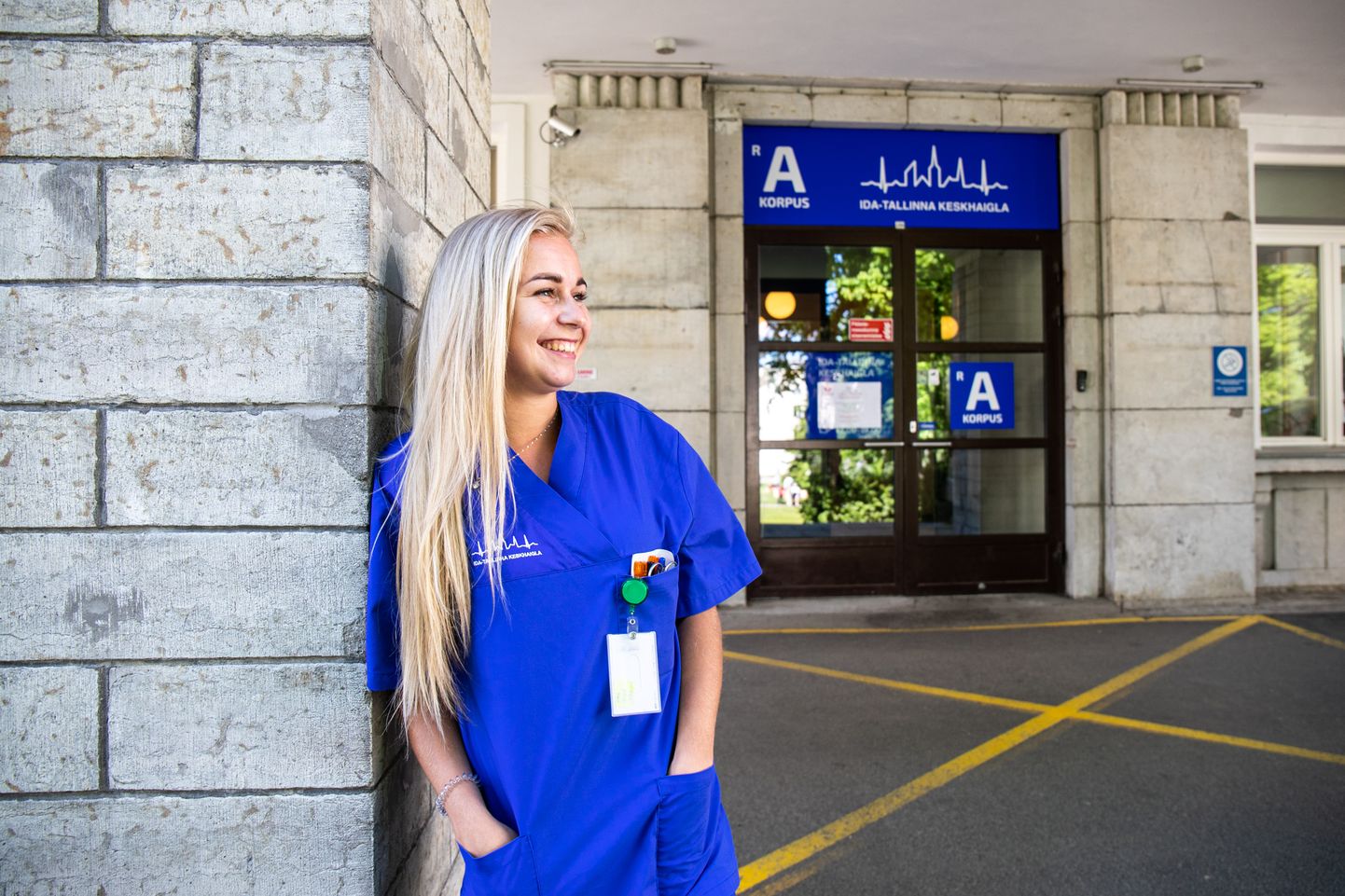 Медсестра Ида-Таллиннской центральной больницы Аге Эрмо.