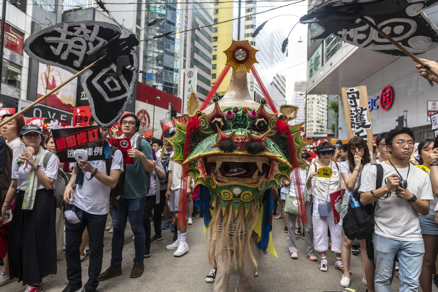 Meeleavaldus Hongkongis.