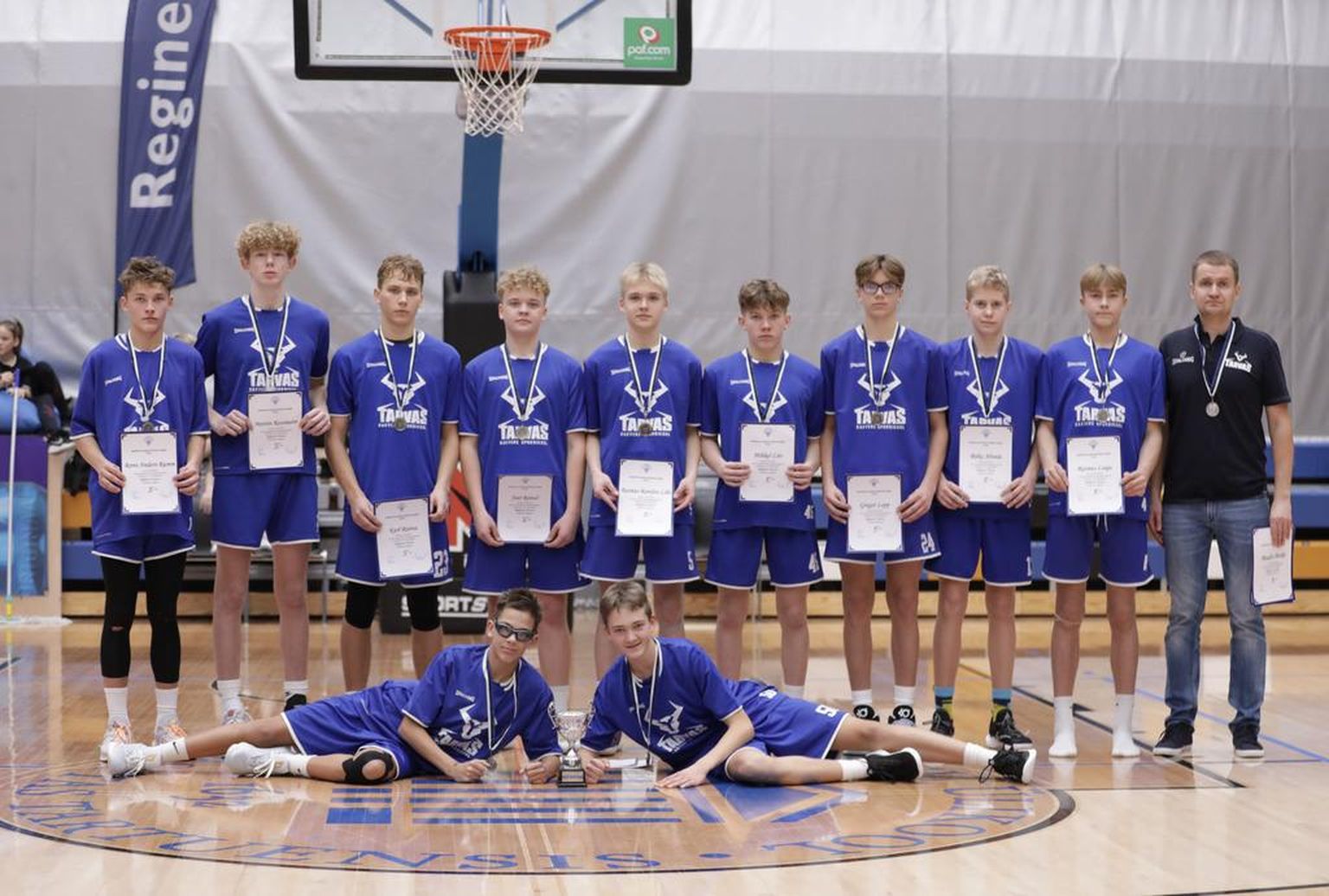 Rakvere poisid võitsid U16 vanuseklassi Eesti karikavõistlustel hõbemedalid.