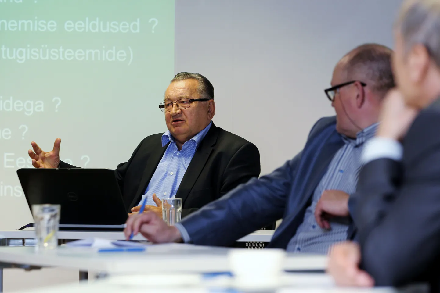 Mainori juht Ülo Pärnits Ülemiste City visiooniseminaril.