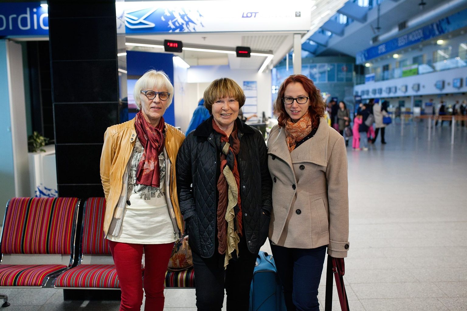 Eve Pormeister, Viivi Luik ja Aija Sakova.