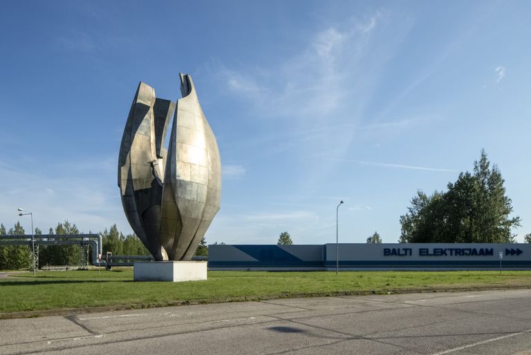 Balti soojuselektrijaama skulptuur «Energia» Narvas. Autor Riho Kuld, 1982.