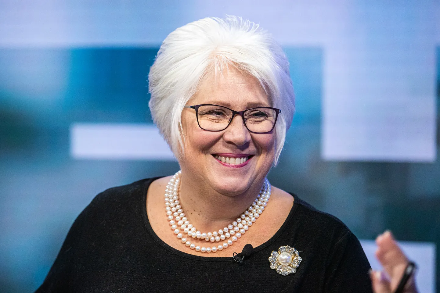 Tallinn, 26.10.2020
Finantsist Marina Kaljurand, otsesaates Otse Postimehest. Saatejuht Jelena Poverina. 

Broadcast from Postimees Marina Kaljurand, Interviewed by Jelena Poverina.
Foto: Remo Tõnismäe/Postimees