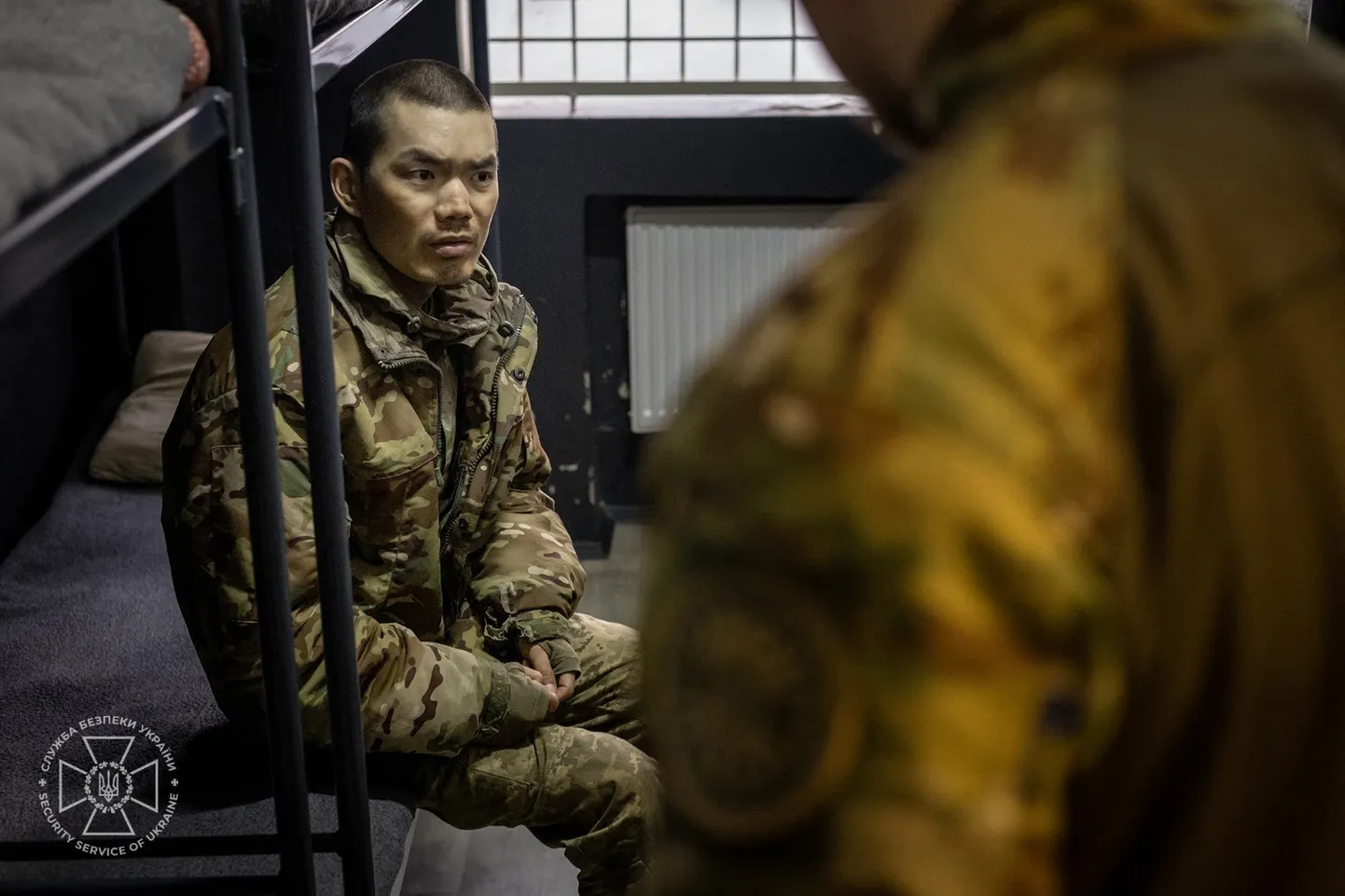 Один из двух граждан КНР, попавших в плен в Украине. 9 апреля 2025 года.