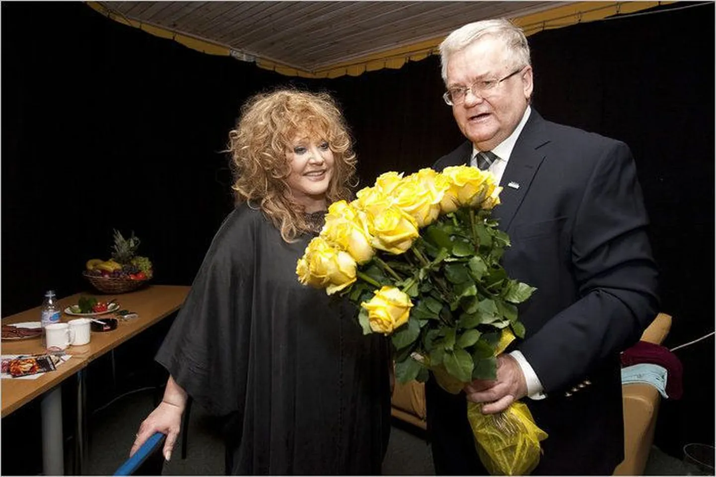 Alla Pugatšova Edgar Savisaarega
