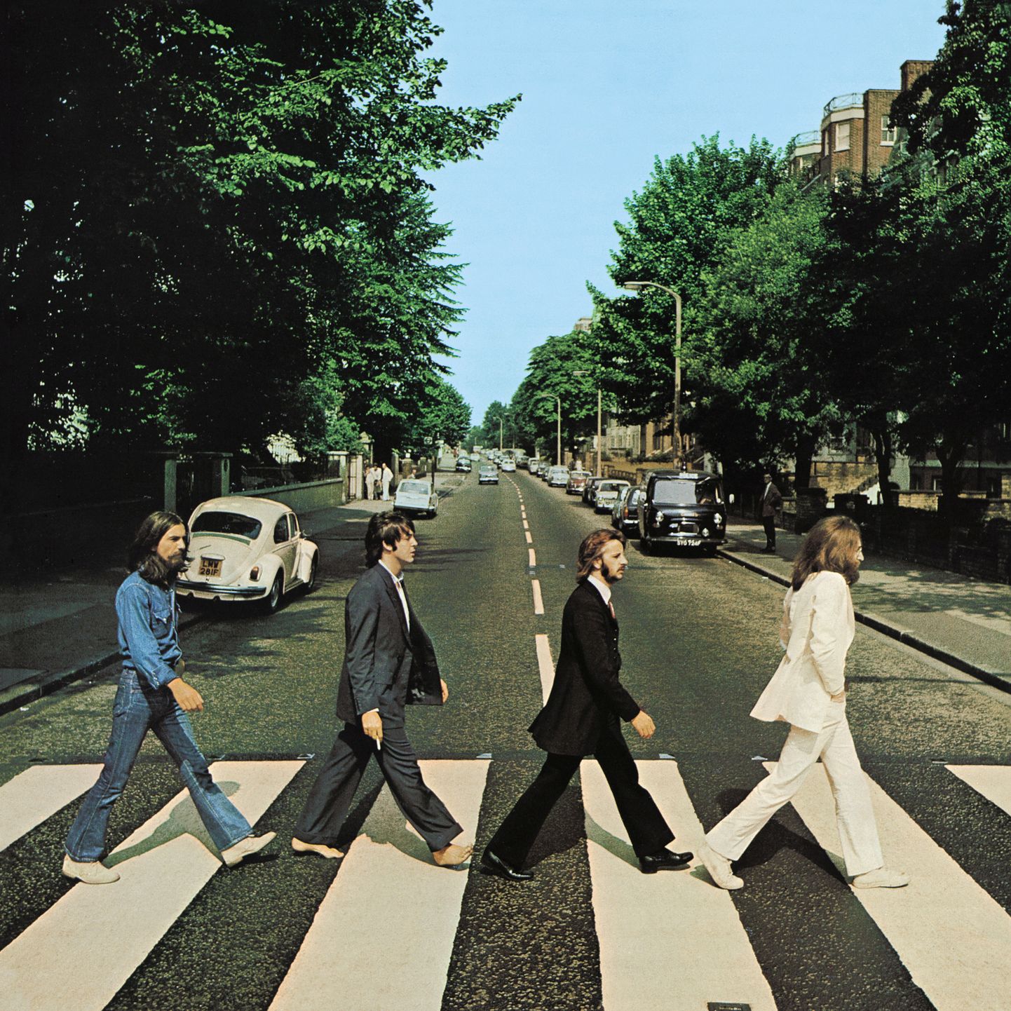 Aastal 1969. ilmunud albumi "Abbey Road" kaanepilt