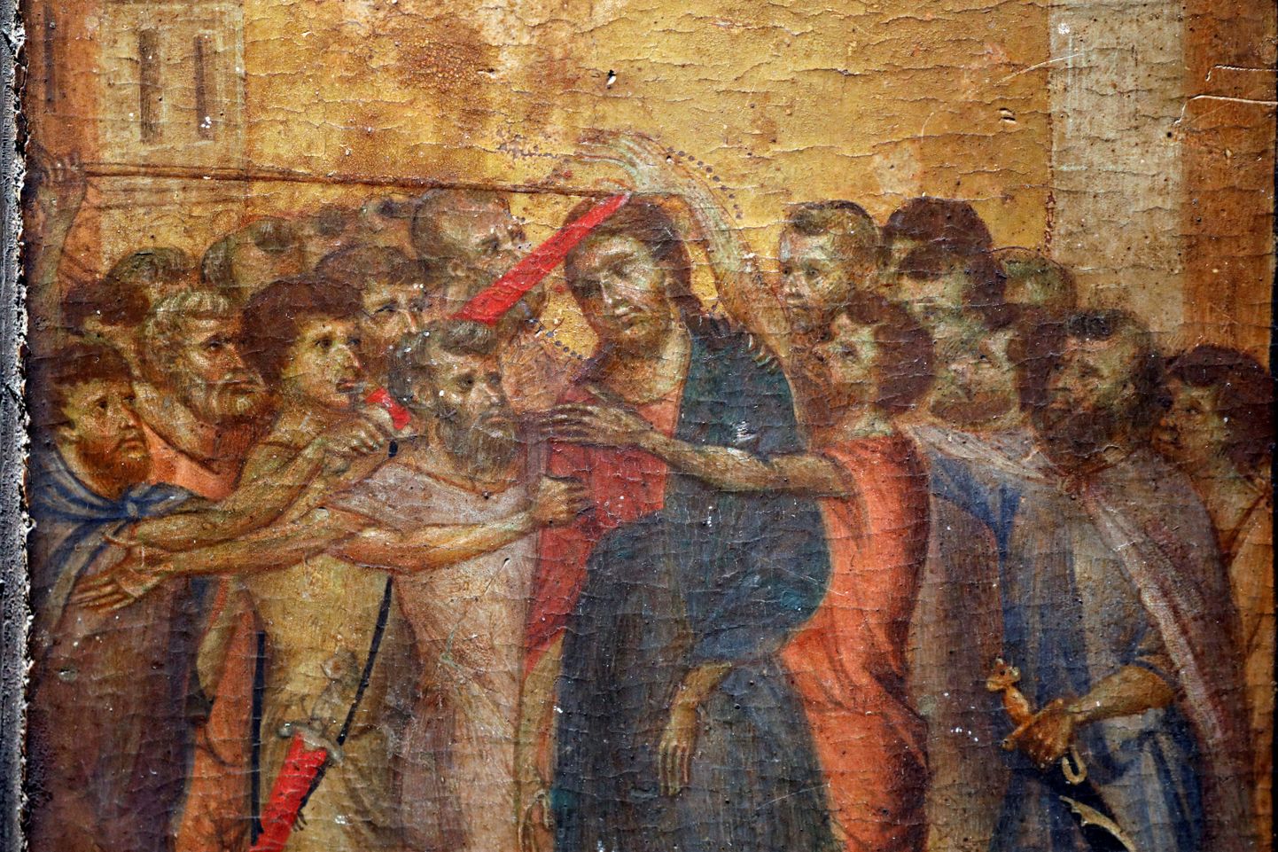 Itaalia 13. sajandi kunstniku Cimabue maal, millel on kujutatud Jeesuse pilkamist