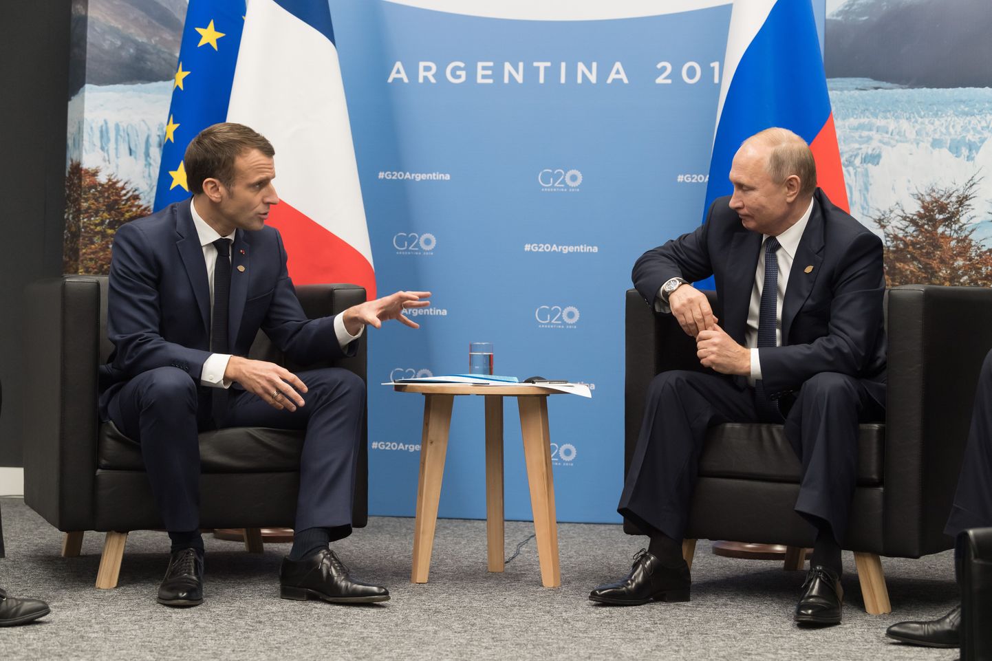 Prantsuse president Emmanuel Macron ja Venemaa president Vladimir Putin arutasid prioriteete Süürias.