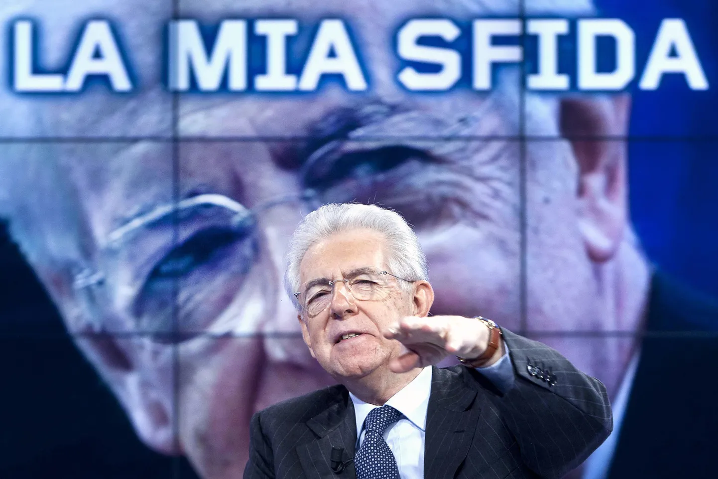 Itaalia peaminister Mario Monti esines eile RAI tele-eetris.