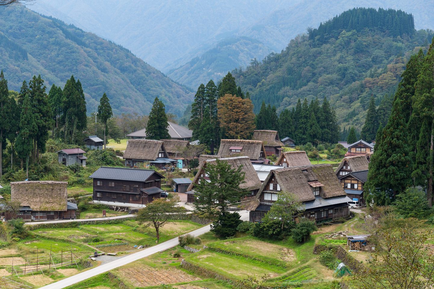 Японская деревня. Иллюстративное фото.